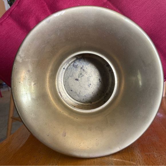 vintage brass spittoon - Picture 3 of 5